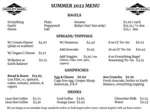  at Union Bagel Co. in Portland