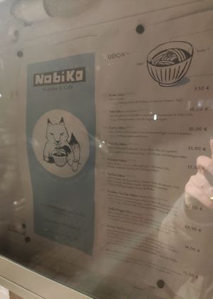 The menu at Nobiko in Cologne