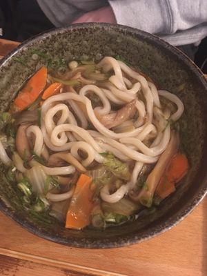 Ankake Udon (Ingwer, Lauchzwiebeln)  at Nobiko in Cologne