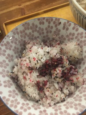 Miroboshi - Reis mit eingelegter salziger Pflaume  at Nobiko in Cologne