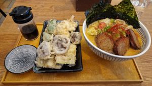 Udon with Tempura at Nobiko in Cologne