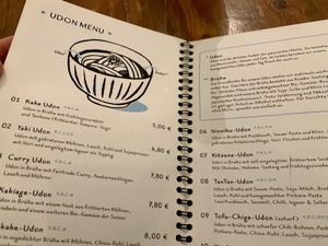 menu at Nobiko in Cologne