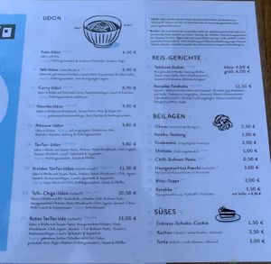 Speisekarte Juli 2020 at Nobiko in Cologne