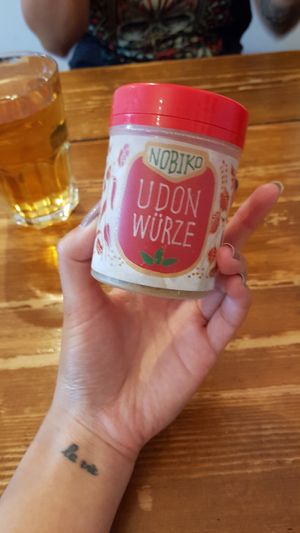 Special Nobiko Udon seasoning at Nobiko in Cologne