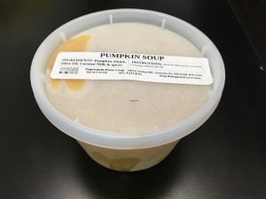 Pumpkin soup at Peperonata Pasta & Empanadas in Sarasota