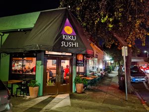 Outside of Kiku Shushi at Kiku Sushi in Berkeley