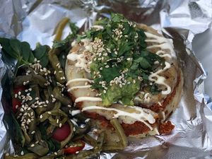 Potato/chorizo dish - SO DELICIOUS  at Don Taco Tequila in San Miguel De Allende