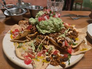 incredible nachos  at Don Taco Tequila in San Miguel De Allende