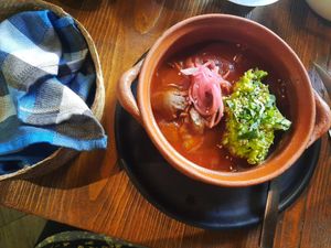 Mixiote de setas at Don Taco Tequila in San Miguel De Allende