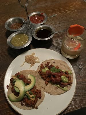 Pastor tacos   at Don Taco Tequila in San Miguel De Allende