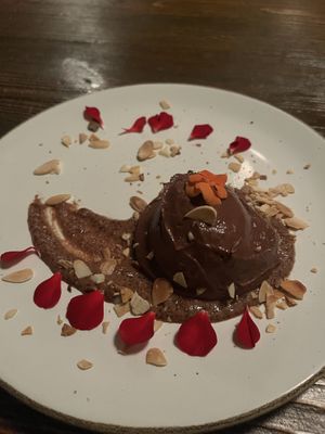 Chocolate mousse   at Don Taco Tequila in San Miguel De Allende