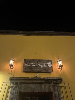   at Don Taco Tequila in San Miguel De Allende