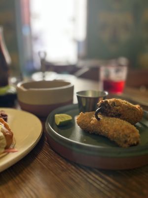 Jalapeño poppers    at Don Taco Tequila in San Miguel De Allende