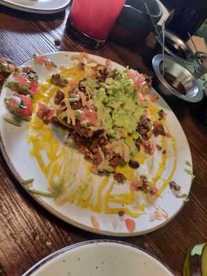 Nachos #Veganuary at Don Taco Tequila in San Miguel De Allende