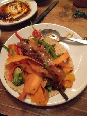 Veggie Taco at Don Taco Tequila in San Miguel De Allende