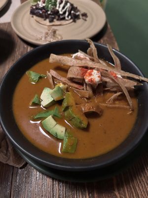 Sopa azteca   at Don Taco Tequila in San Miguel De Allende