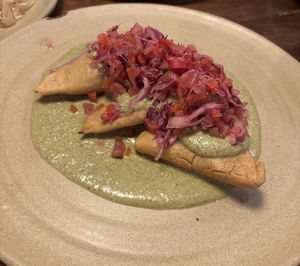 Empanadas, so yummy!!!  at Don Taco Tequila in San Miguel De Allende