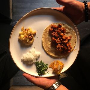 Taco al pastor at Don Taco Tequila in San Miguel De Allende