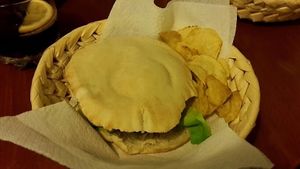 Vegan Burger at Stromboli Gastrobar in Barcelona