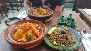 meal for 2 at Zeitoun Cafe in Marrakech