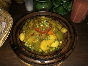 Tagine at Zeitoun Cafe in Marrakech