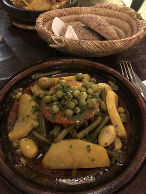 tajine  at Zeitoun Cafe in Marrakech