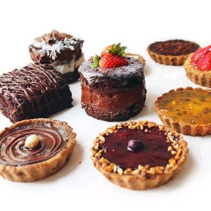 some products in Guna's portfolio at Guna Vegan in Sao Paulo