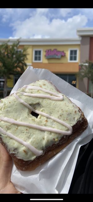 Pistachio rose at Valkyrie Doughnuts in Orlando
