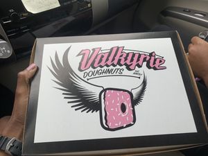 The box at Valkyrie Doughnuts in Orlando