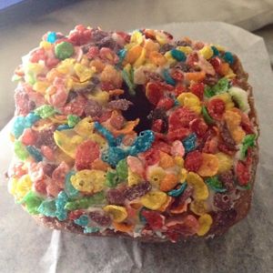 Fruity Pebble Donut!! at Valkyrie Doughnuts in Orlando
