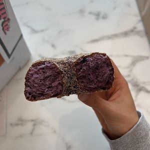 blueberry churro at Valkyrie Doughnuts in Orlando