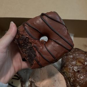 red velvet  at Valkyrie Doughnuts in Orlando