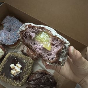 blueberry lemon filled   at Valkyrie Doughnuts in Orlando