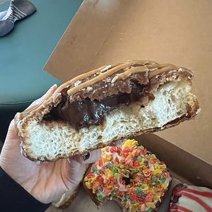 chocolate caramel at Valkyrie Doughnuts in Orlando