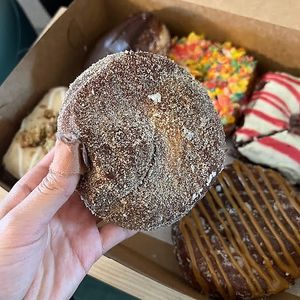 apple churro at Valkyrie Doughnuts in Orlando