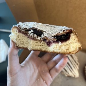 blueberry filled  at Valkyrie Doughnuts in Orlando