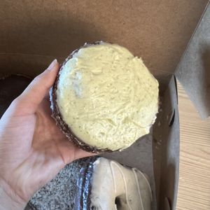 pistachio raspberry  at Valkyrie Doughnuts in Orlando