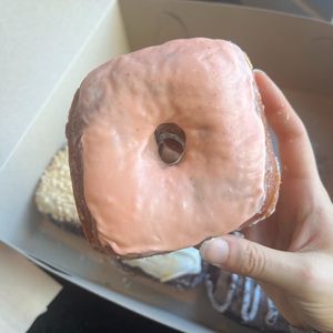 strawberry passionfruit at Valkyrie Doughnuts in Orlando