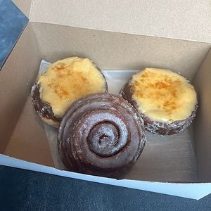 ufo and creme brulee at Valkyrie Doughnuts in Orlando