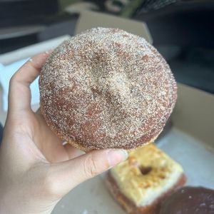 apple filled churro at Valkyrie Doughnuts in Orlando