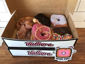 Yay vegan doughnuts! at Valkyrie Doughnuts in Orlando