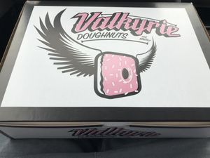 Our box. at Valkyrie Doughnuts in Orlando