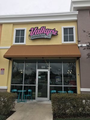 Storefront. at Valkyrie Doughnuts in Orlando