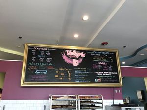 Menu!! Look at the discounts!!  at Valkyrie Doughnuts in Orlando