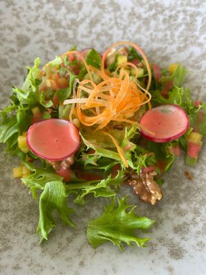 Salad with Avocado at Blu in Locarno