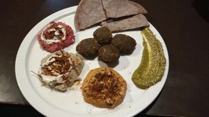 Middle Eastern Mezze at Bodhi Greens in Dharamshala