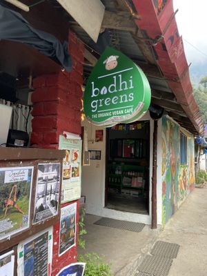 Sign  at Bodhi Greens in Dharamshala