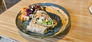 Grilled Veggie Wrap at Bodhi Greens in Dharamshala