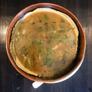 Thukpa at Bodhi Greens in Dharamshala