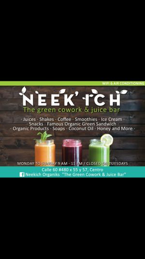 Neekich menú at Neekich The Wise Rabbit in Merida